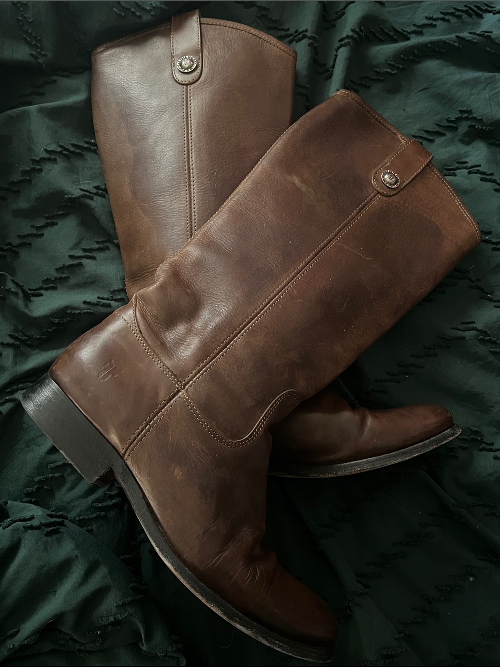 Frye Classic Tall Leather Riding Boots - Deep Brown great condition